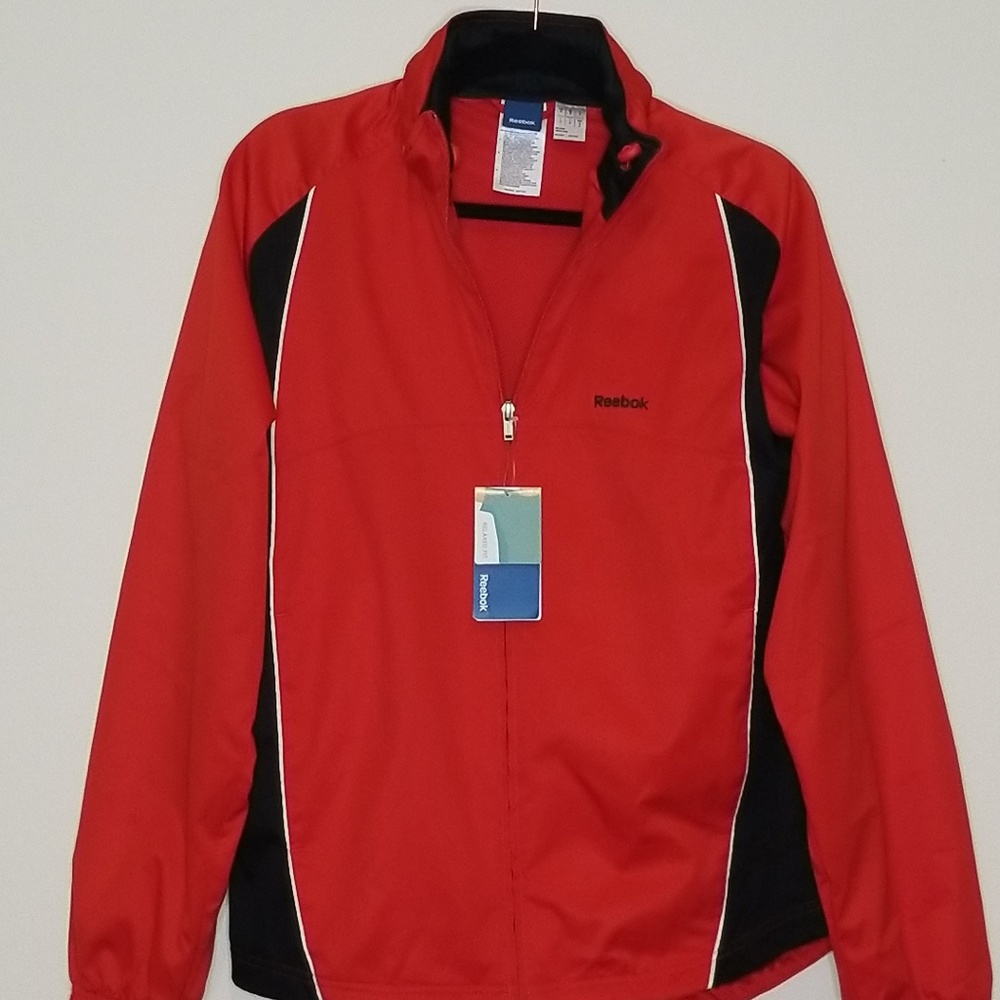 Reebok Men's Woven Jacket Pyro Red